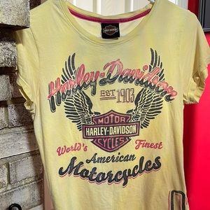 Harley Davidson, short sleeve T-shirt, size medium ladies fit